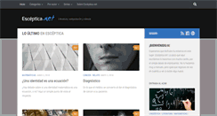 Desktop Screenshot of esceptica.net