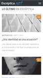 Mobile Screenshot of esceptica.net