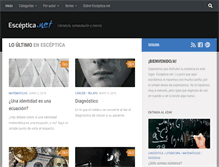 Tablet Screenshot of esceptica.net