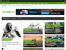 Tablet Screenshot of esceptica.org